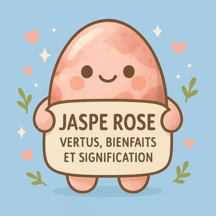 Jaspe Rose - Vertus, Bienfaits et Signification