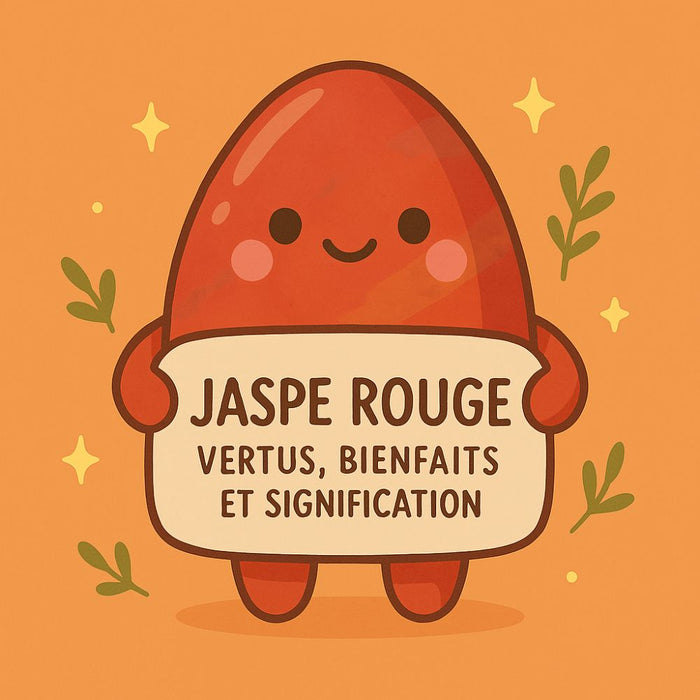Jaspe Rouge - Vertus, Bienfaits et Signification