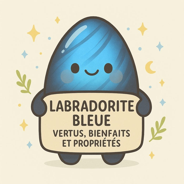 Labradorite Bleue - Vertus, Bienfaits et Propriétés