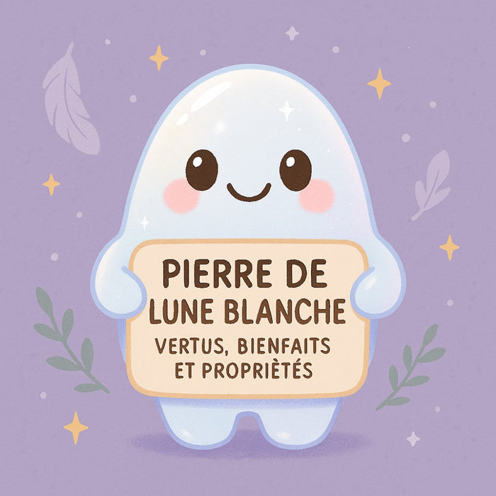 Pierre de Lune Blanche - Vertus, Bienfaits et Propriétés