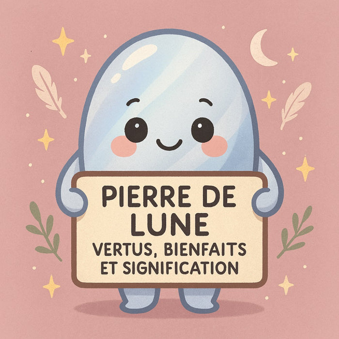 Pierre de Lune - Vertus, Bienfaits et Signification