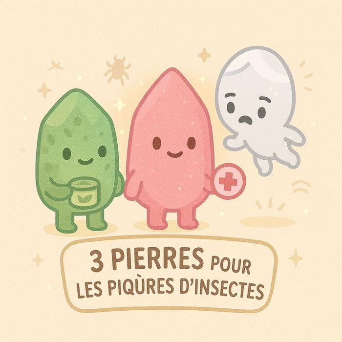 3 Pierres pour les Piqûres d'Insectes