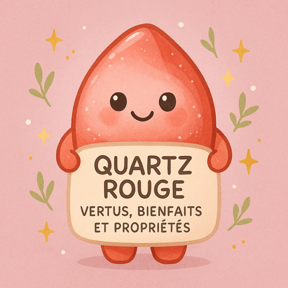Quartz Rouge | Vertus & Bienfaits | Lithothérapie Stéphanie