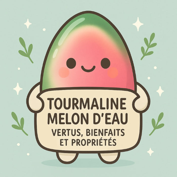 Tourmaline Melon d'Eau - Vertus, Bienfaits et Propriétés