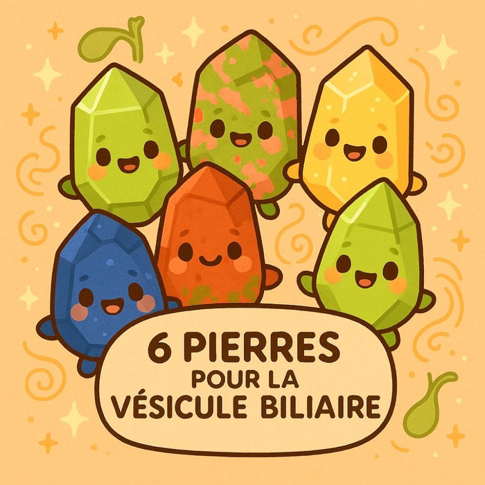 6 Pierres pour la Vésicule Biliaire