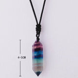 Anhänger aus Fluoritkristallspitze