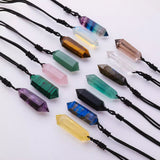 Anhänger aus Fluoritkristallspitze