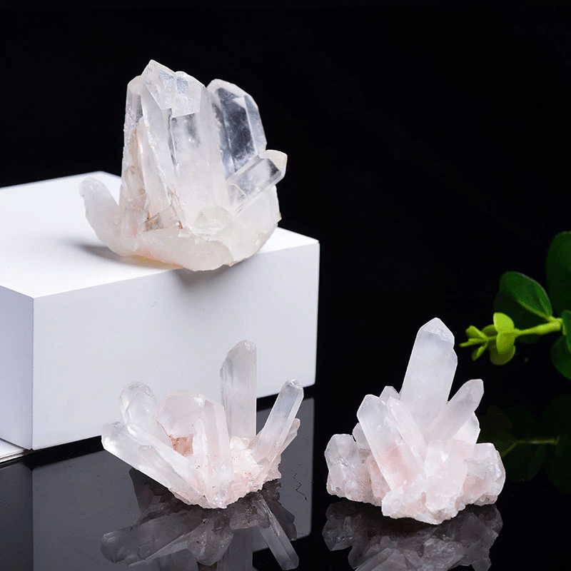 Amas de Quartz pour Recharger les Pierres | Taille Moyenne | Lithothérapie Stéphanie