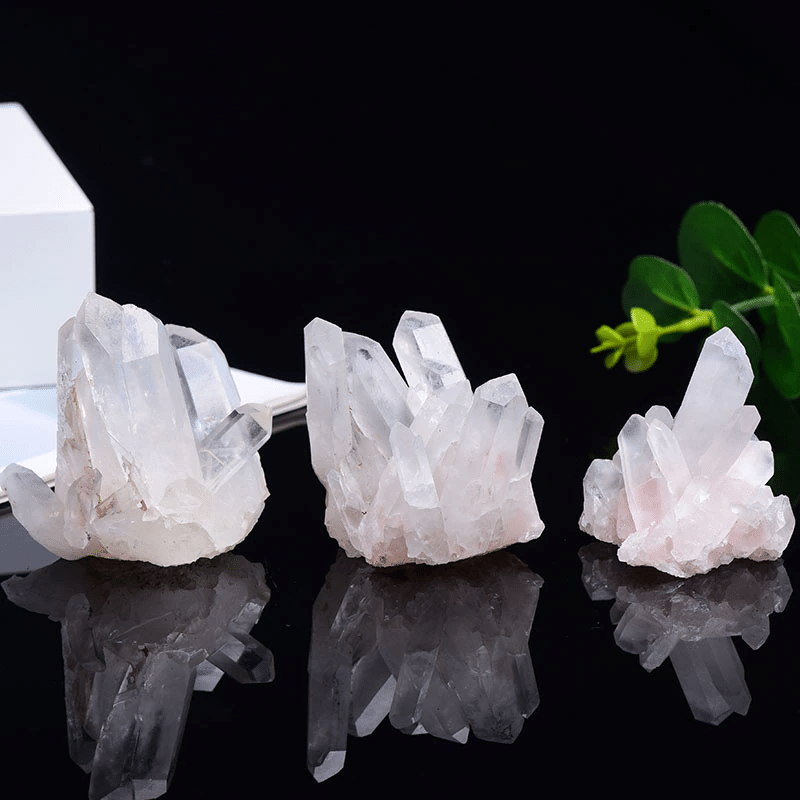 Amas de Quartz pour Rechargement des Pierres | Taille Moyenne | Lithothérapie Stéphanie