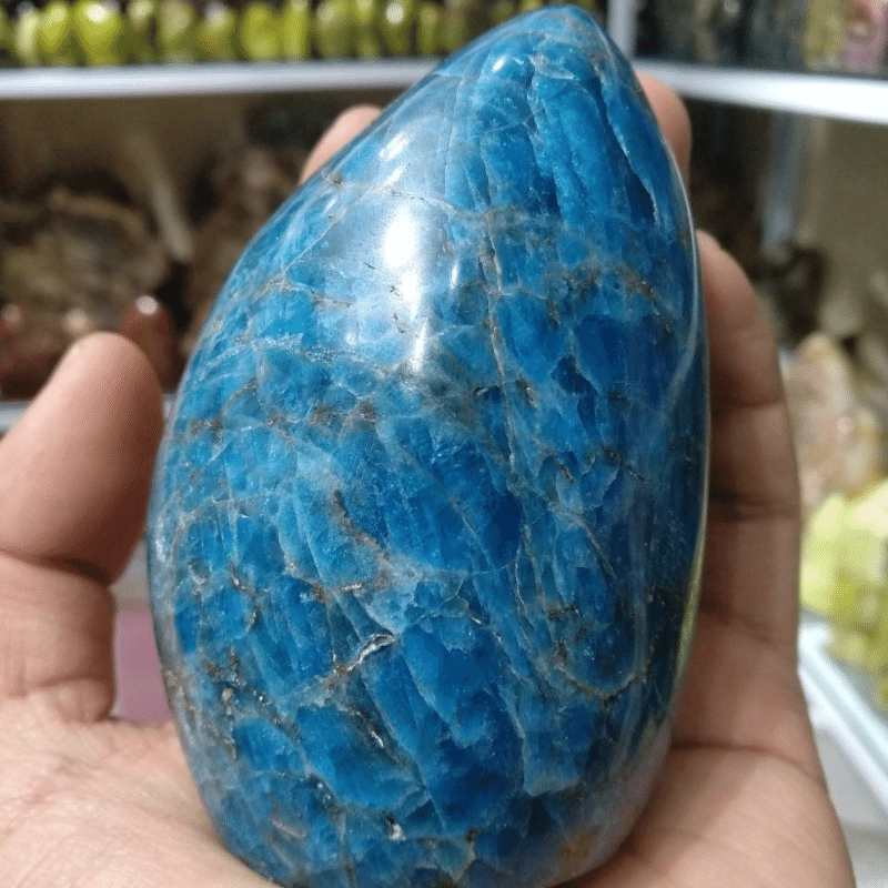 Bloc d'Apatite à Poser | Lithothérapie Stéphanie