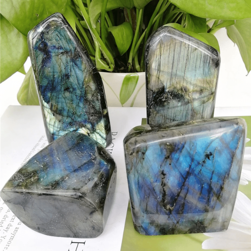 Petit Bloc à Poser en Labradorite | Lithothérapie Stéphanie