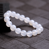 Bracelet en Agate Blanche | Lithothérapie Stéphanie