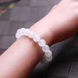 Bracelet Agate Blanche | Lithothérapie Stéphanie