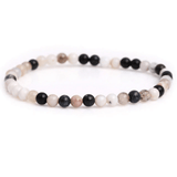 Bracelet Perles Agate Dendritique | Lithothérapie Stéphanie