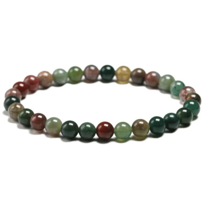 Bracelet en Agate Indienne Naturelle | Lithothérapie Stéphanie