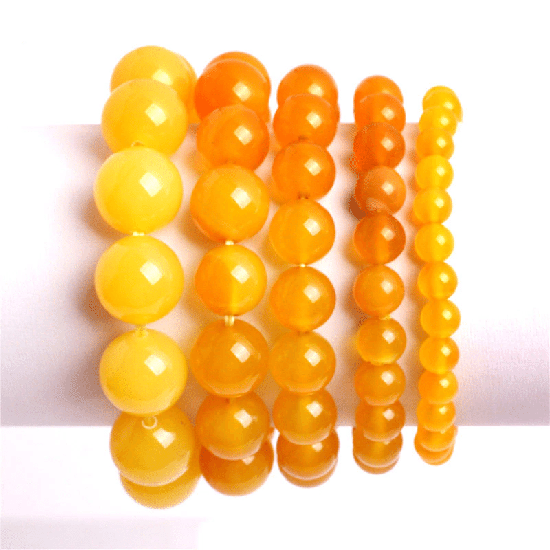 Bracelet Agate Jaune | Lithothérapie Stéphanie