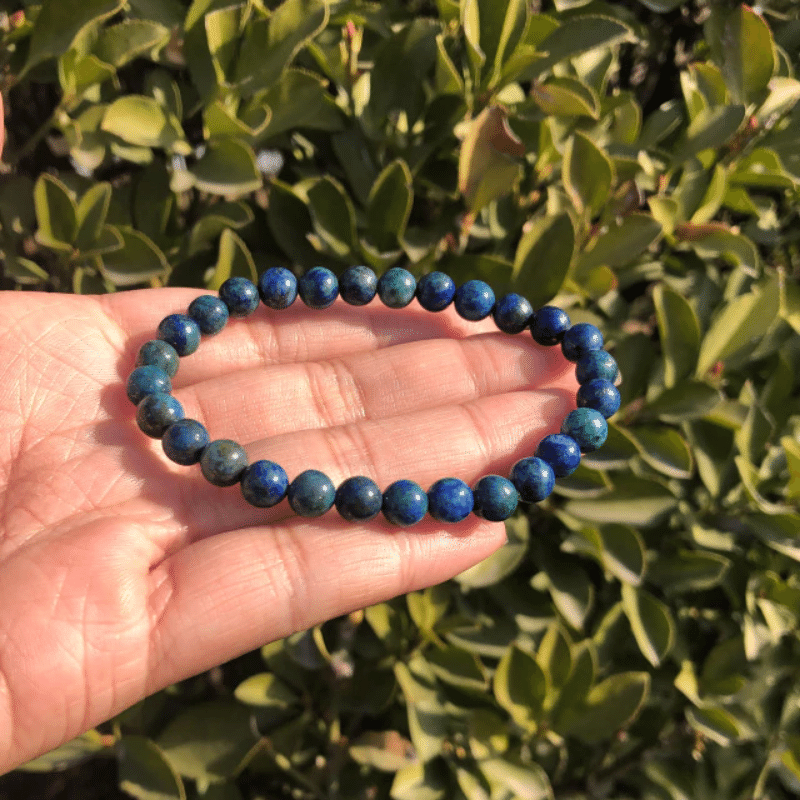 Bracelet Lithothérapie Azurite Malachite | Lithothérapie Stéphanie