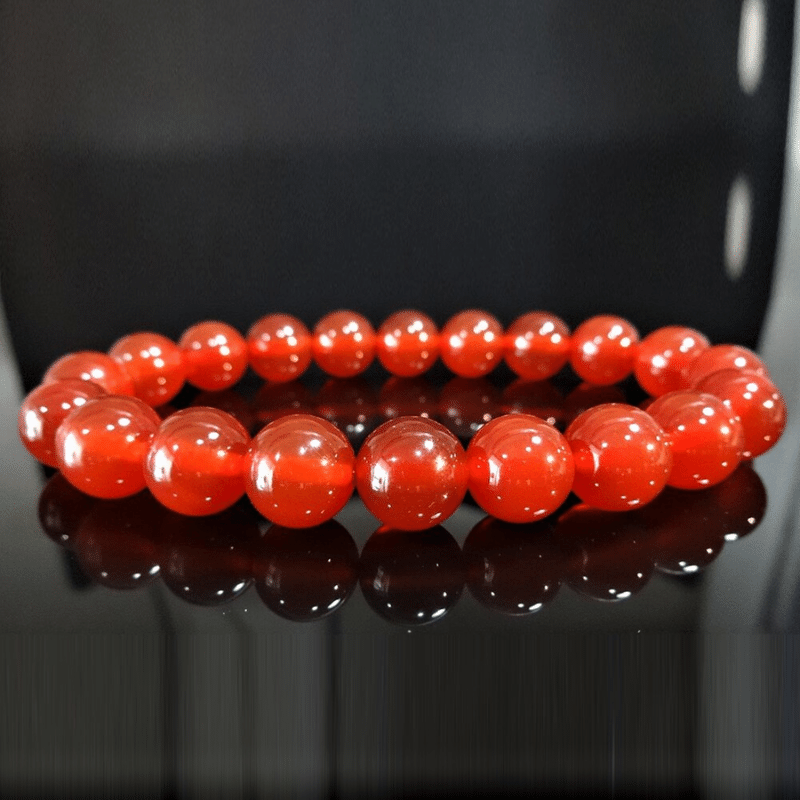 Bracelet en Cornaline Rouge | Lithothérapie Stéphanie