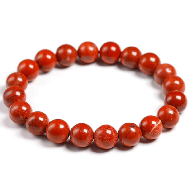 Bracelet Pierre Jaspe Rouge | Lithothérapie Stéphanie