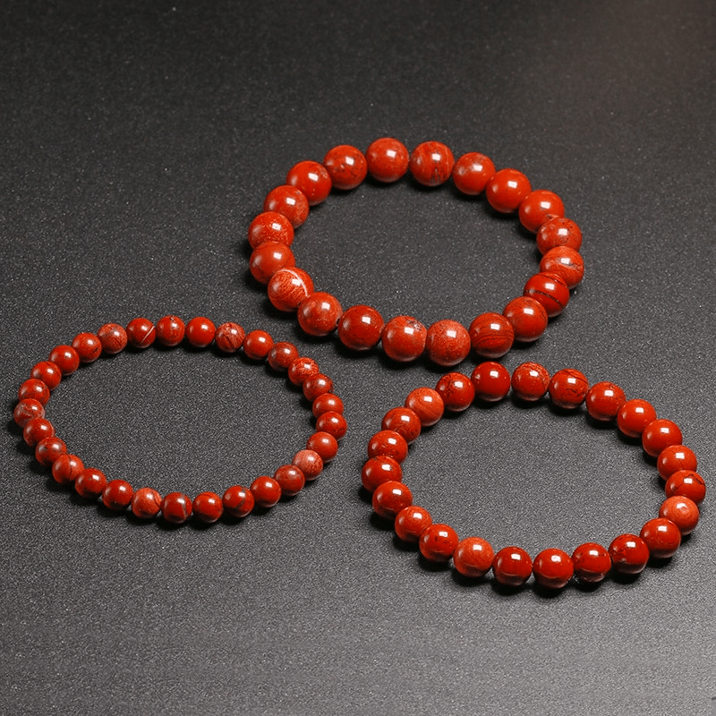 Bracelet Jaspe Rouge | Lithothérapie Stéphanie