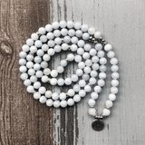 Bracelet Mala 108 Perles en Aigue Marine | Lithothtérapie Stéphanie