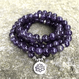 Bracelet Mala en Améthyste | Lithothérapie Stéphanie