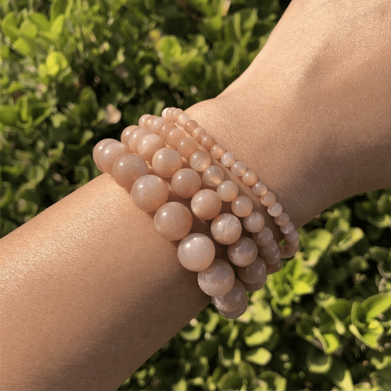 Bracelet Pierre de Lune Orange | Lithothérapie Stéphanie