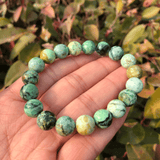Bracelet en Variscite Verte | Lithothérapie Stéphanie