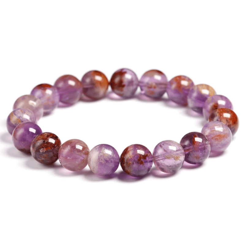 Bracelet en Auralite 23 | Perles 10MM | Lithothérapie Stéphanie