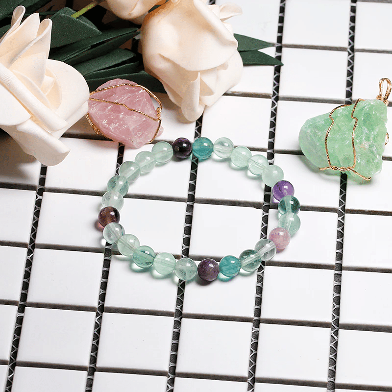 Bracelet de Fluorite | Lithothérapie Stéphanie