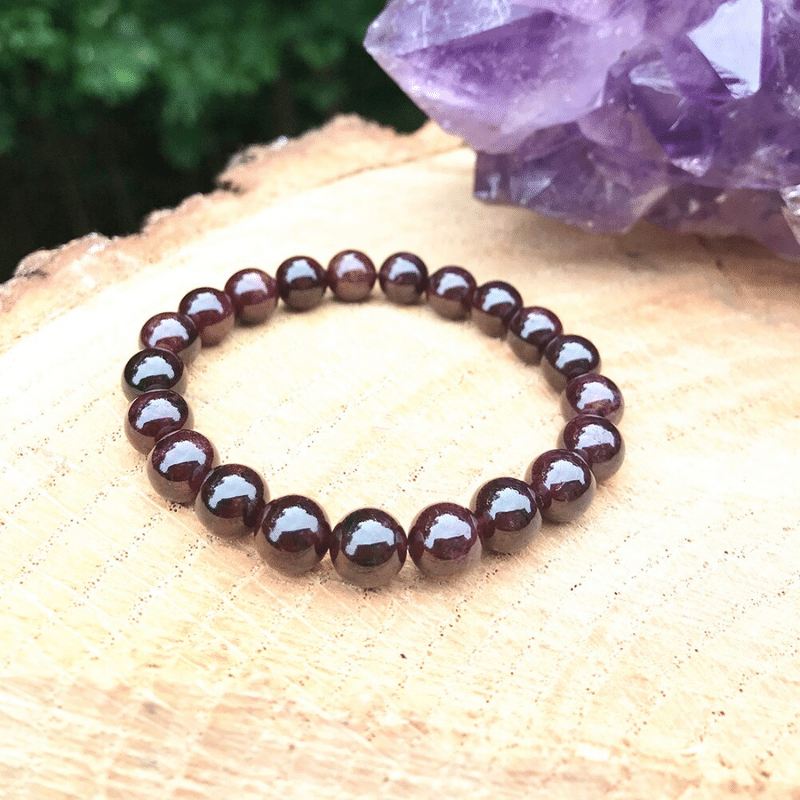 Bracelet en Grenat Almandin | Lithothérapie Stéphanie