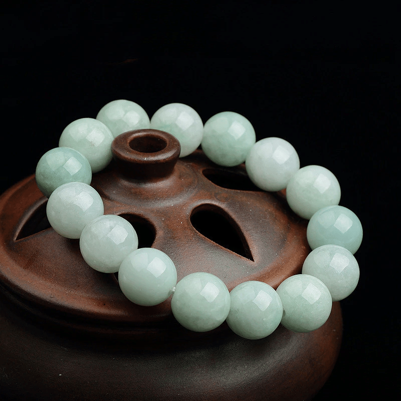 Bracelet en Jade Jadéite | Lithothérapie Stéphanie