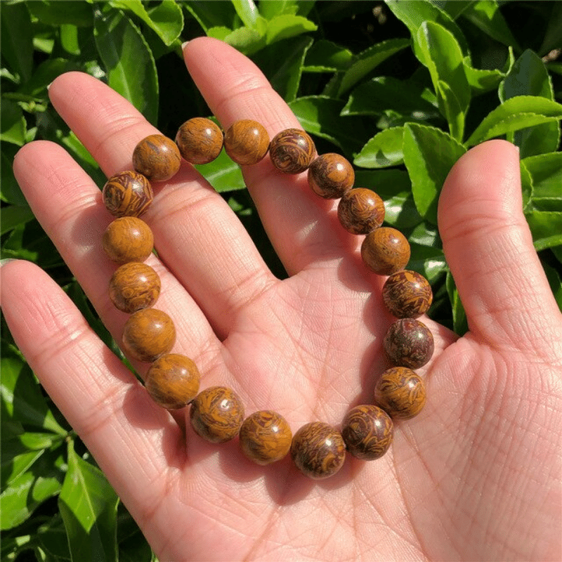 Bracelet Pierre Jaspe Peau d'Éléphant | Lithothérapie Stéphanie