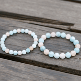 Bracelet en Morganite Naturelle | Lithothérapie Stéphanie