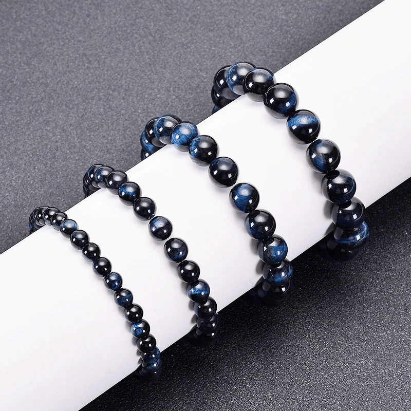 Bracelet en Oeil de Faucon Bleu | Lithothérapie Stéphanie