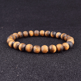 Bracelet en Oeil de Tigre Mat | Lithothérapie Stéphanie
