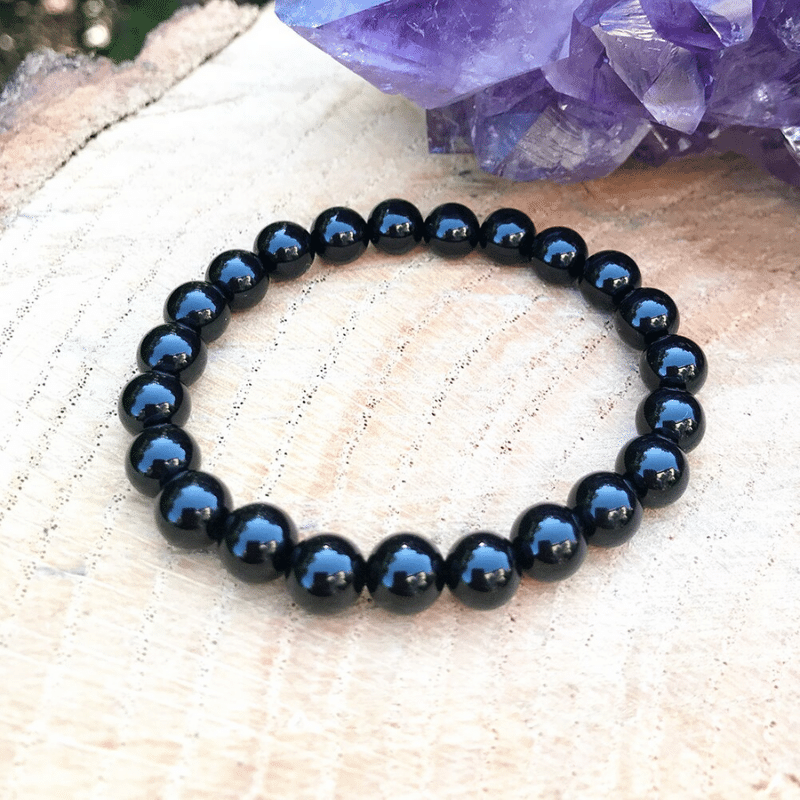 Bracelet Pierre Onyx Noir | Lithothérapie Stéphanie