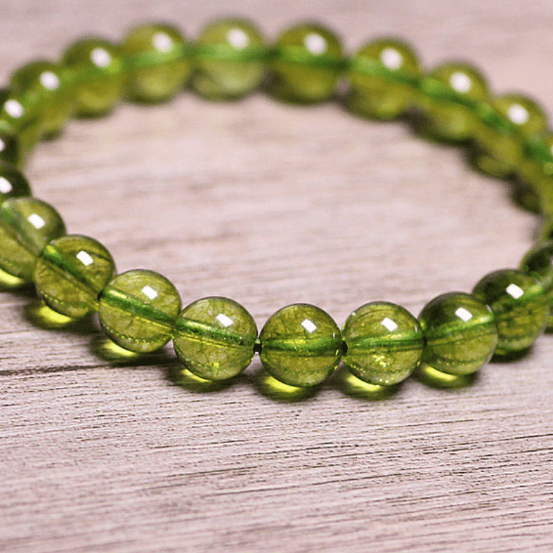 Bracelet Pierre Péridot | Lithothérapie Stéphanie