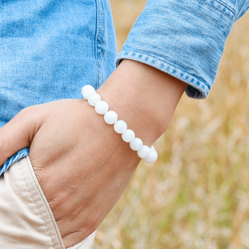Bracelet Pierre de Lune Naturelle | Lithothérapie Stéphanie