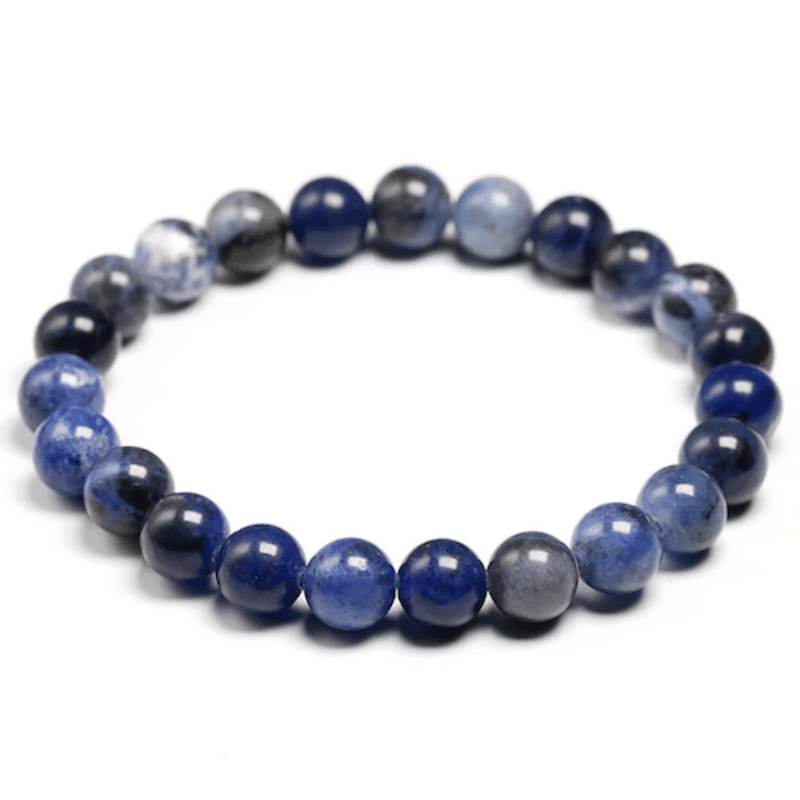 Bracelet en Sodalite 8MM | Lithothérapie Stéphanie