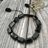 Bracelet Tourmaline Noire Brute | Lithothérapie Stéphanie