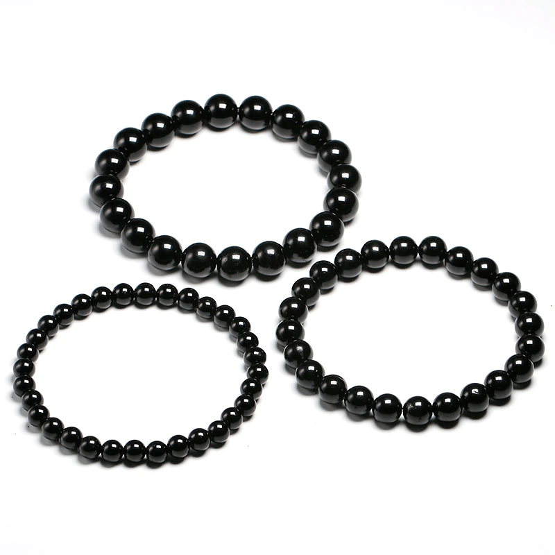 Bracelet Tourmaline Noire Homme | Lithothérapie Stéphanie