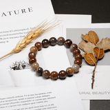 Bracelet en Bois Fossilisé | Lithothérapie Stéphanie