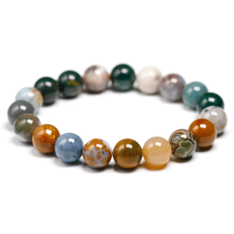 Bracelet en Jaspe de Mer | Lithothérapie Stéphanie