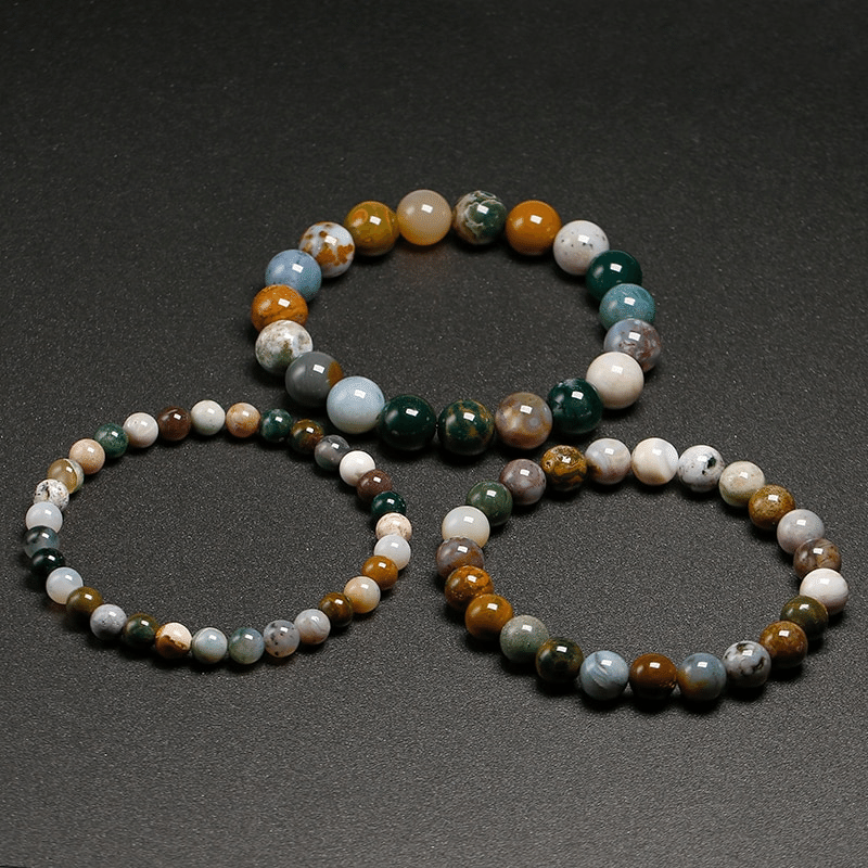 Bracelet de Jaspe Océan | Lithothérapie Stéphanie