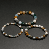Bracelet de Jaspe Océan | Lithothérapie Stéphanie