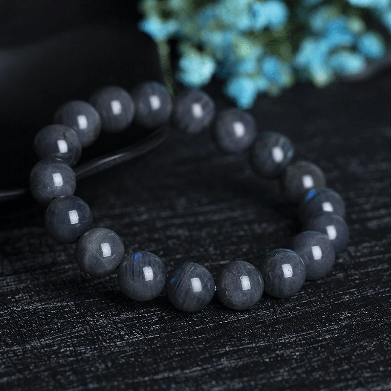 Bracelet Labradorite Noire | Lithothérapie Stéphanie