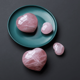 Coeur en Pierre Quartz Rose | Lithothérapie Stéphanie