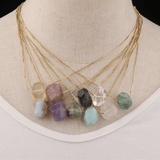 Collier en Pierre Naturelle Polie