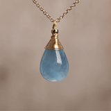 Collier en Pierre Aigue Marine | Lithothérapie Stéphanie